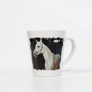 Kubek ze zdjęciem koni